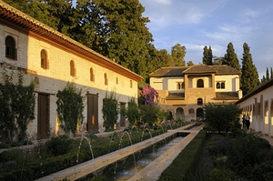 Patio de la Acequia   Generalife The Alhambra Granada Andalusia Spain