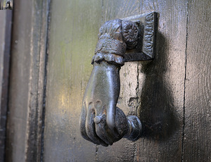 Hand door knocker. Aix-en-Provence. France