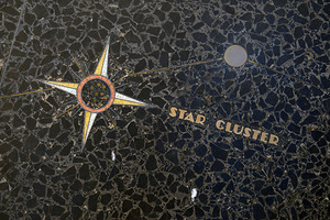 Star chartcelestial map by Oskar J.W. Hansen Hoover Dam Arizona Nevada USA by Kevin Oke