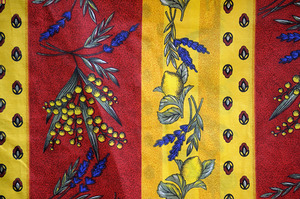 Red and Yellow Textiles - Aix-en-Provence