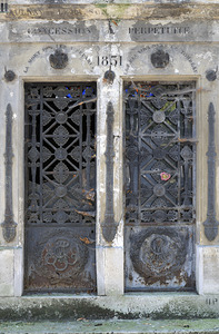 Pere Lachaise Cemetery Cimetiere du Pere Lachaise Paris France Europe