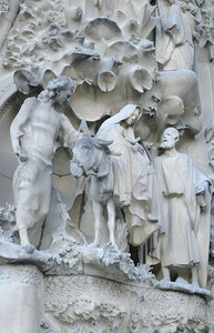 Nativity Façade La Sagrada Família Temple Expiatori de la Sagrada Família Barcelona Spain