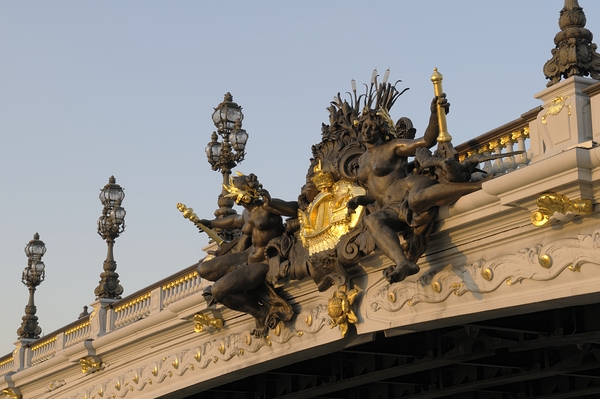 Nymphs of the Seine on Pont Alexandre III - Paris Print