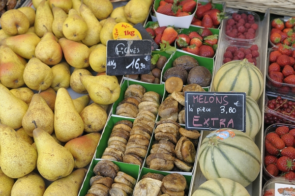Fresh Fruit Thursday Market Boulevard Saint Germain - Paris Print