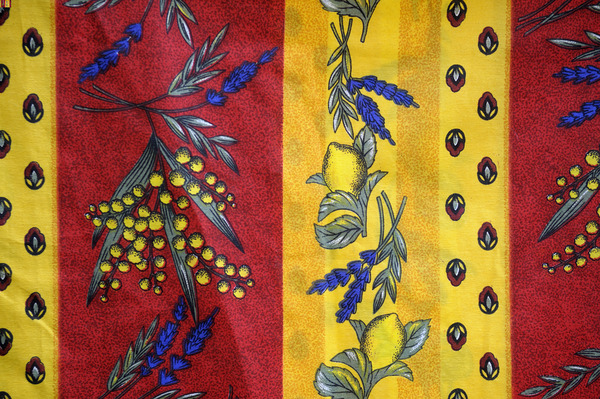 Red and Yellow Textiles - Aix-en-Provence Print
