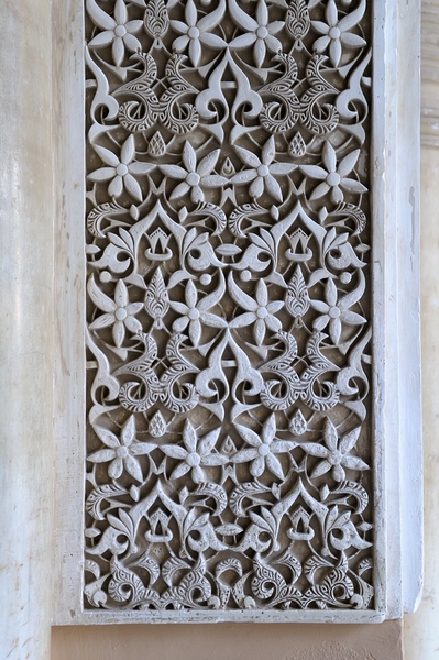 Decoracion del Patio de los Leones. The Alhambra. Granada. Andalusia. Spain Print