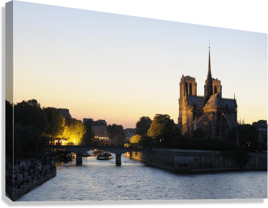 Notre Dame Cathedral Paris France Canvas Print