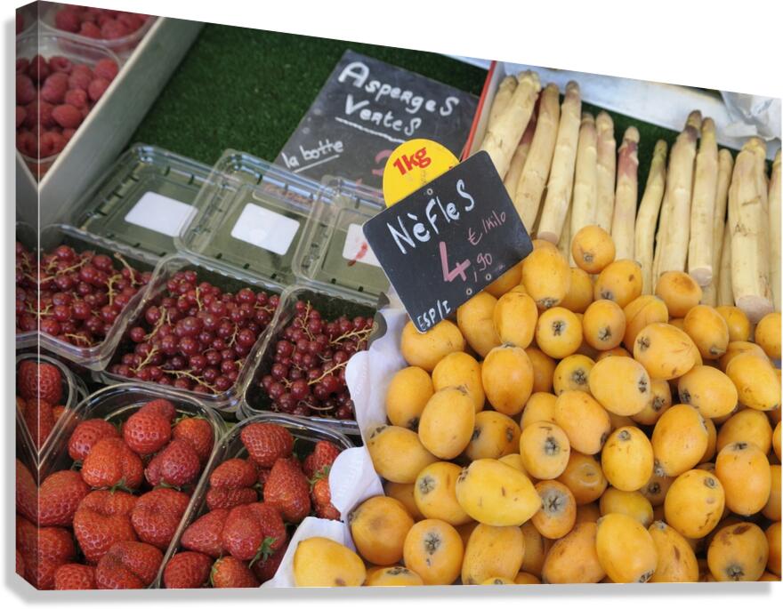 Fresh Fruit Thursday Market Boulevard Saint Germain - Paris Canvas Print