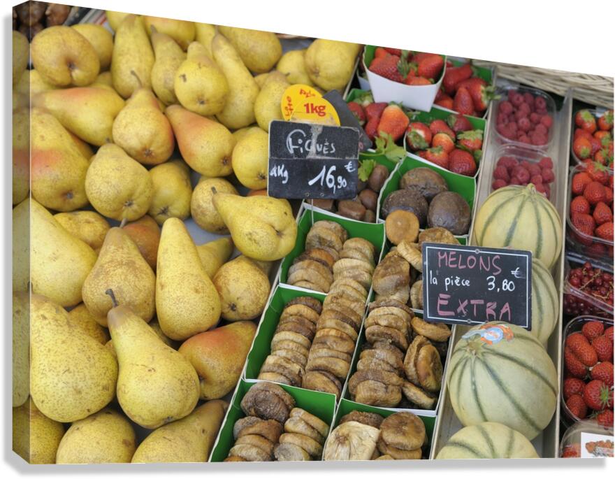 Fresh Fruit Thursday Market Boulevard Saint Germain - Paris Canvas Print