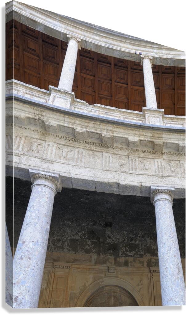 Palacio de Carlos V The Alhambra Granada Andalusia Spain Canvas Print