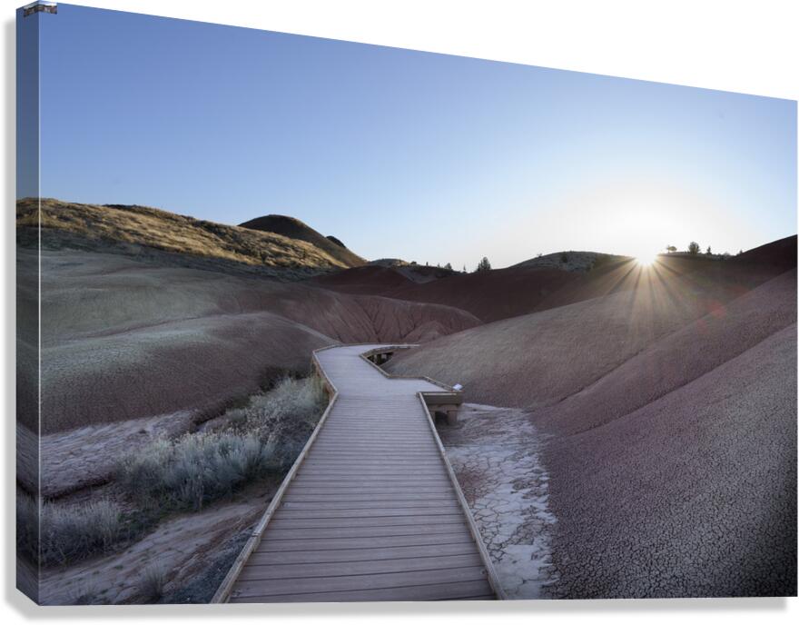 John Day Fossil Beds National Monument Oregon Canvas Print