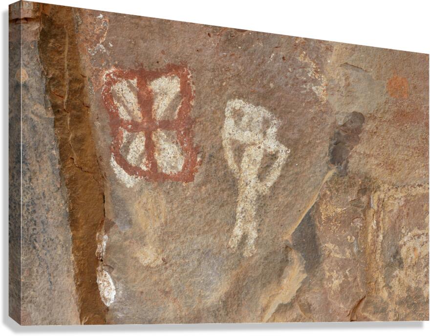 Petroglyphs at the Palatki Ruins Arizona USA Canvas Print