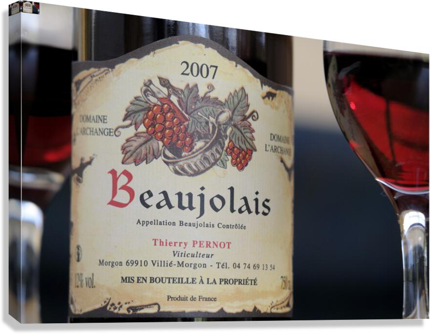 2007 Beaujolais Thierry Pernot Cercy la Tour Nièvre Burgundy France Canvas Print