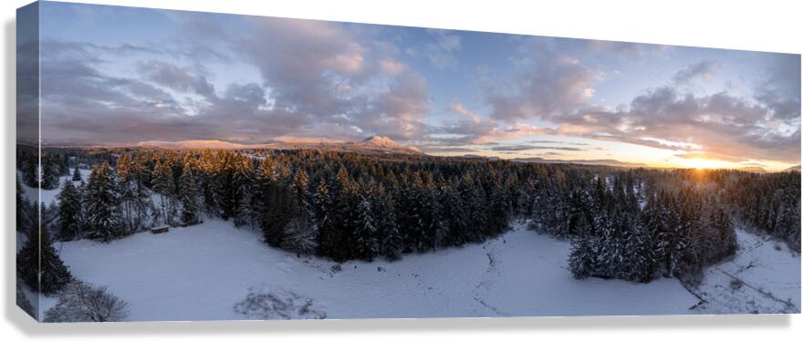 Cowichan Winter Sunrise Canvas Print