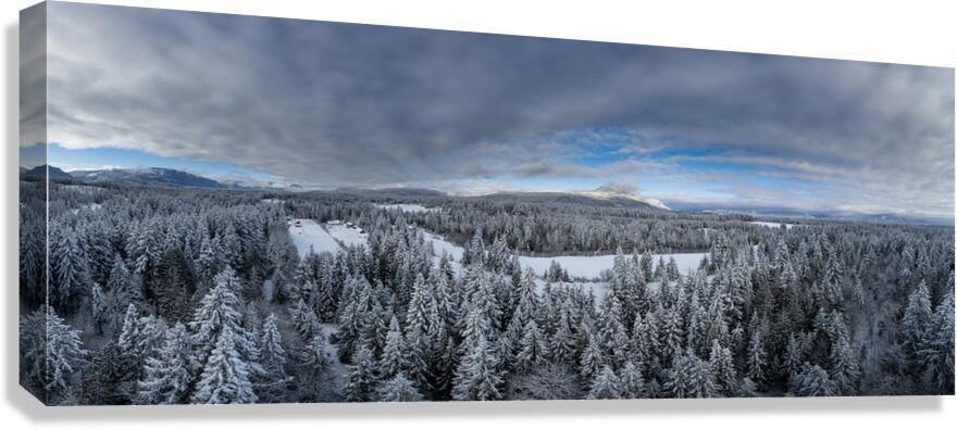 Cowichan Valley Winter Canvas Print