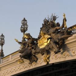 Nymphs of the Seine on Pont Alexandre III - Paris