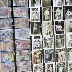 Postcards for sale on the banks of the Seine River - Paris
