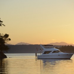 Photographing the sunset