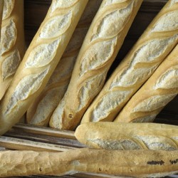 Fresh baguettes for sale