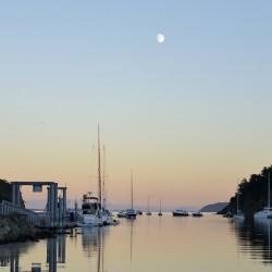 Sucia Island Moonrise - San Juan Islands