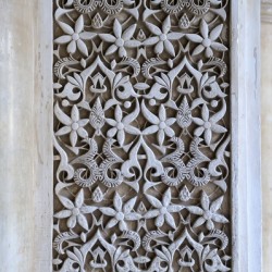 Decoracion del Patio de los Leones. The Alhambra. Granada. Andalusia. Spain