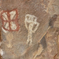 Petroglyphs at the Palatki Ruins Arizona USA