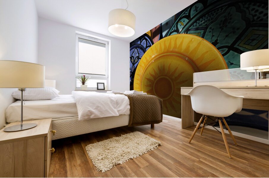 Ceramic Plates - Aix-en-Provence Mural print