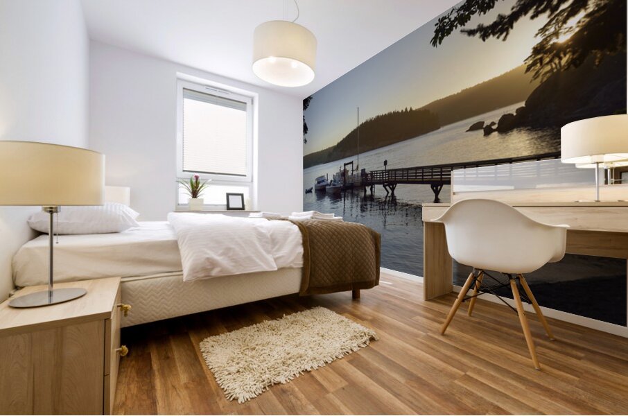 James Island - San Juan Islands Mural print