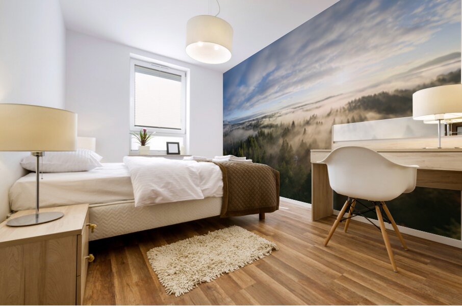 Cowichan Valley Sunrise Mural print