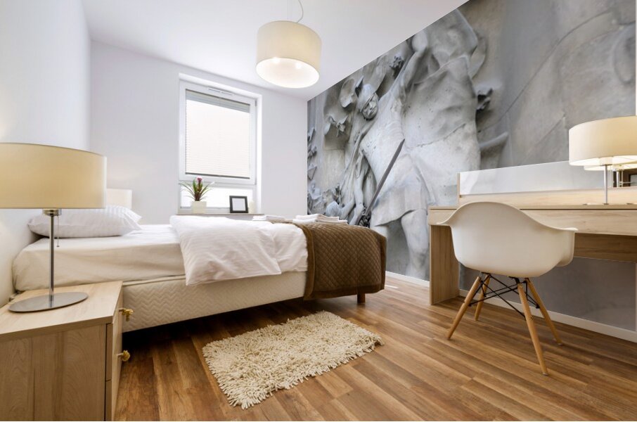 Nativity Façade La Sagrada Família Temple Expiatori de la Sagrada Família Barcelona Spain Mural print