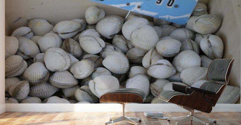 Clams at the Thursday Market - Boulevard Saint Germain -  Paris Wall Murals
