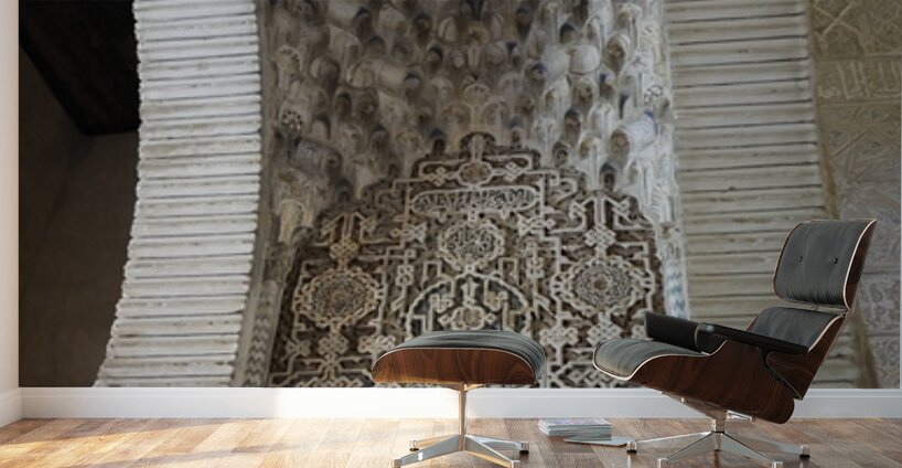 Sala de Embajadores. Hall of the Ambassadors The Throne Room The Alhambra Granada Andalusia Spain Wall Murals