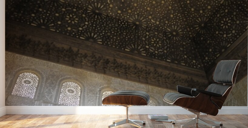 Sala de Embajadores. Hall of the Ambassadors The Throne Room The Alhambra Granada Andalusia Spain Wall Murals
