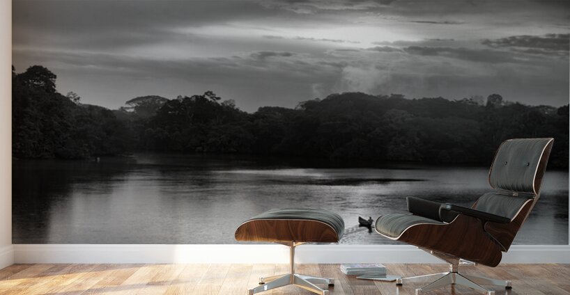 Canoeing on Lake Garzacocha - Ecuador Wall Murals