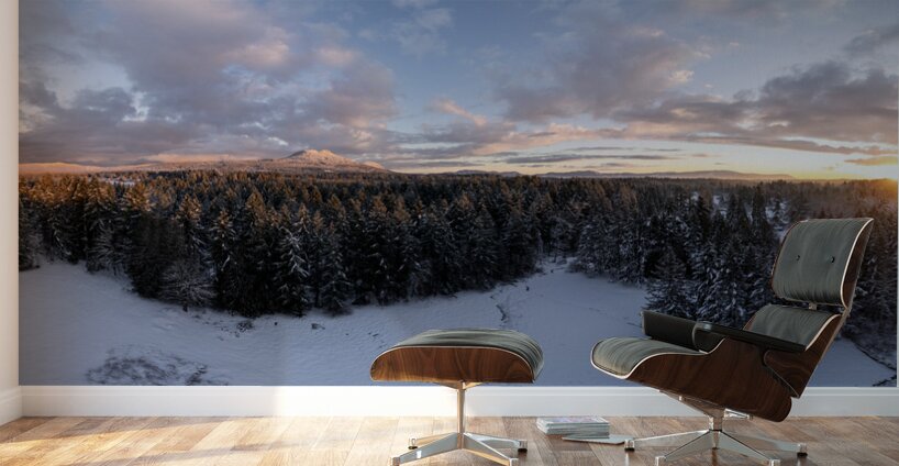 Cowichan Winter Sunrise Wall Murals