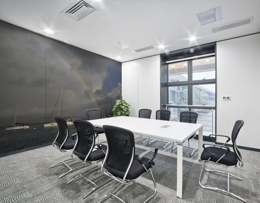 Cooper Island rainbow Wall Printing