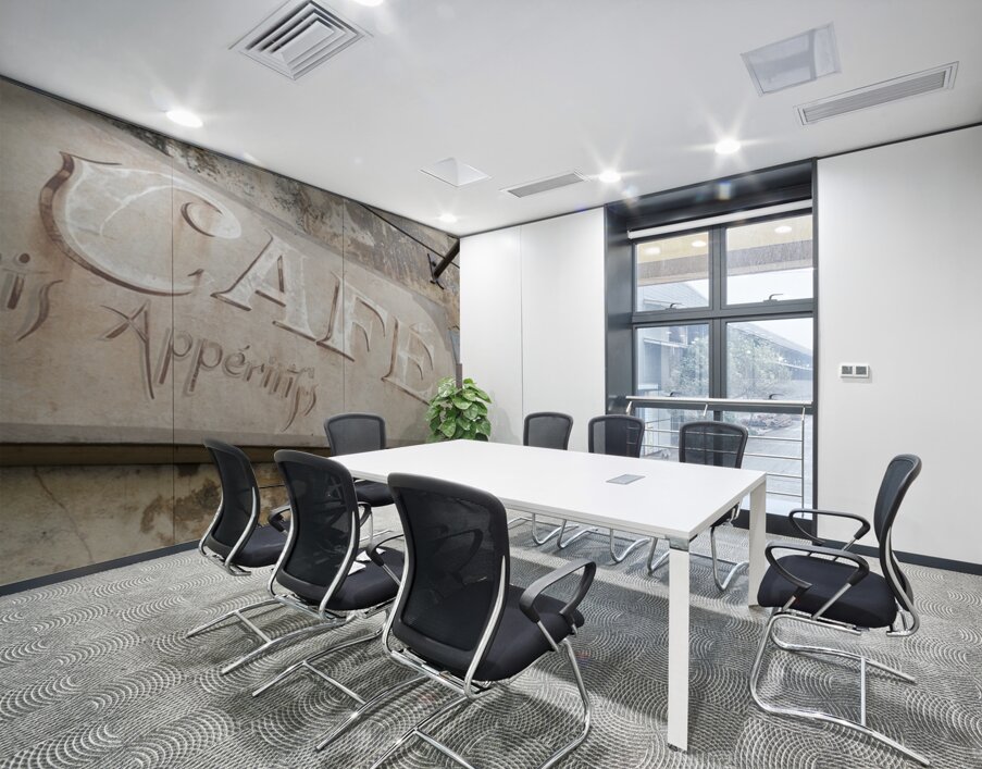 Cafe sign in Lourmarin Wall Printing