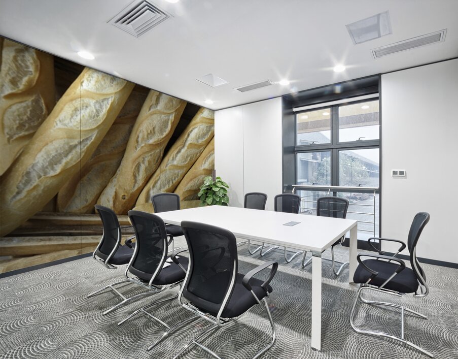 Fresh baguettes for sale Wall Printing