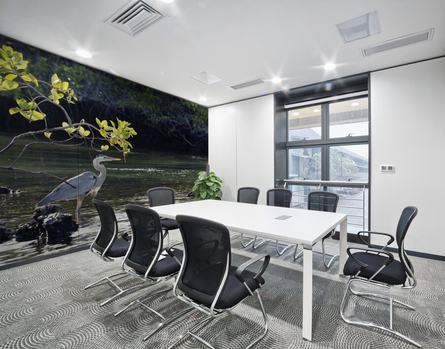 Great Blue Heron Ardea herodias Elizabeth Bay Isabela Island Galapagos Islands Ecuador Wall Printing