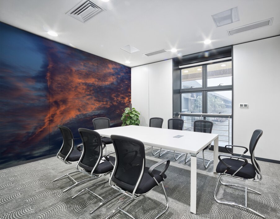 Cloud formation at sunset - Tent Island Wall Printing