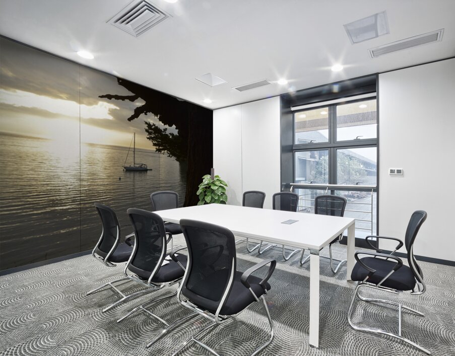 Calm sunset - James Island - San Juan Islands Wall Printing