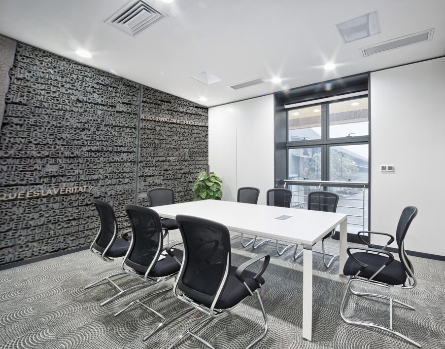 The doors of the Passion Facade La Sagrada Família Temple Expiatori de la Sagrada Família Barcelona Spain Wall Printing