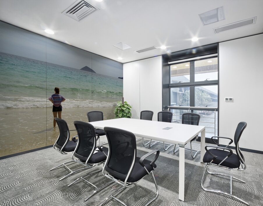 Looking out to sea at Punta Cormorant Floreana Island Galapagos Islands Ecuador Wall Printing