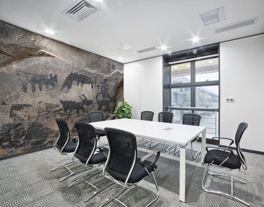 Black petroglyphs of animals Palatki Ruins Arizona USA Wall Printing