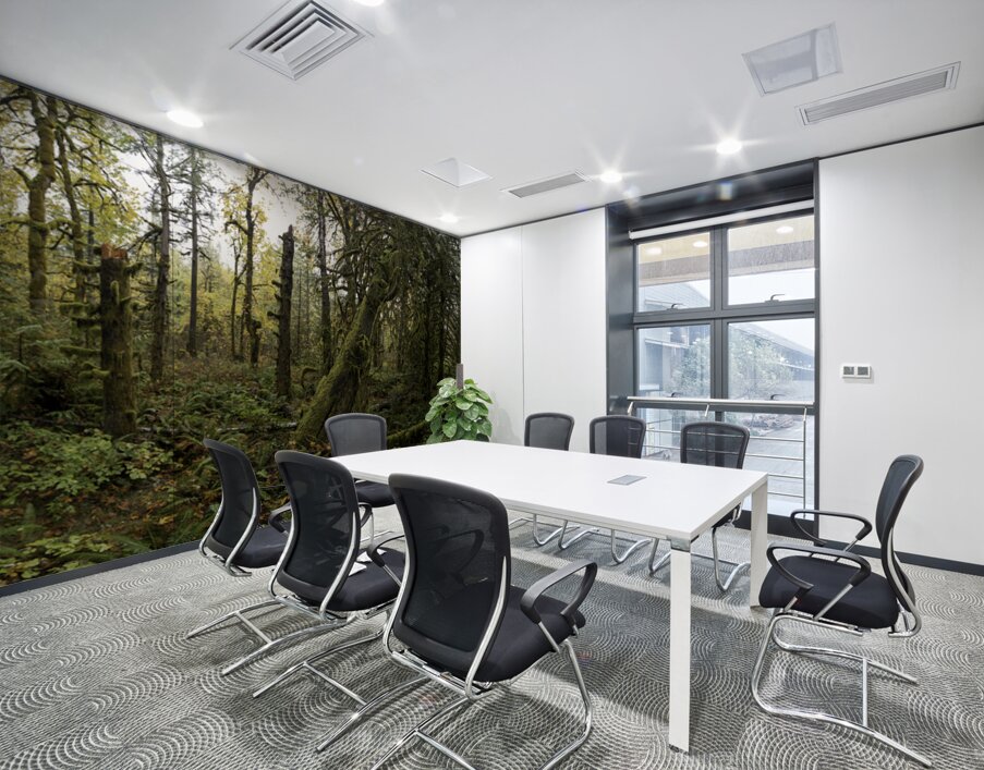 Lush Forest Wall Printing