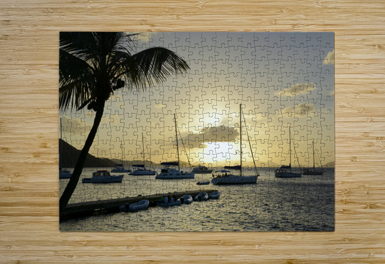 Dramatic sunset at Manchioneel Bay Kevin Oke Puzzle printing