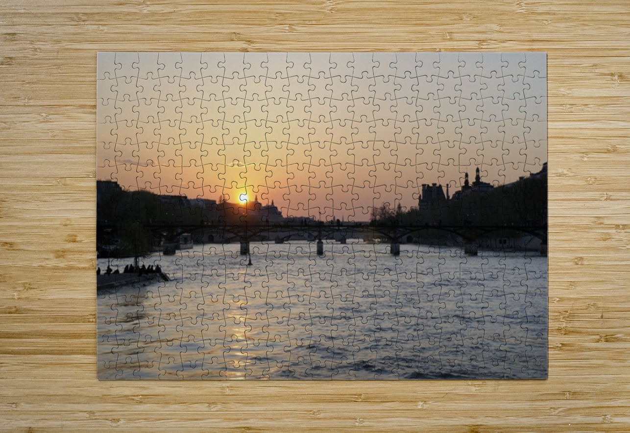 Seine River Sunset -  Paris Kevin Oke Puzzle printing