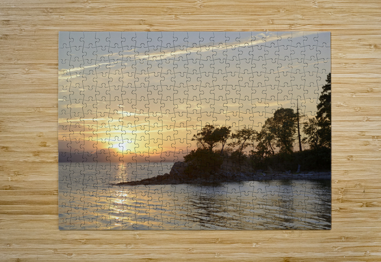 Sunset over Vancouver Island Kevin Oke Puzzle printing