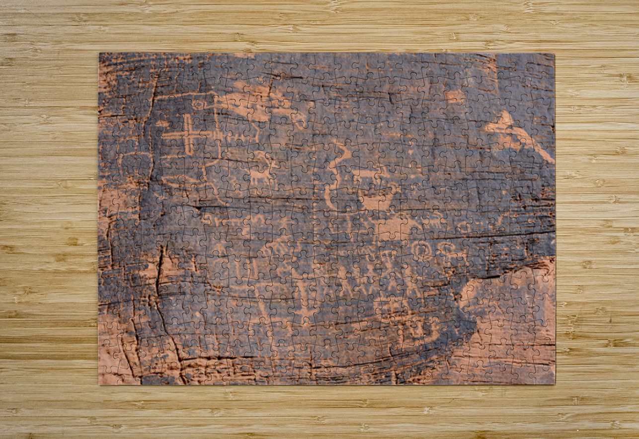Petroglyphs in Valley of Fire State Park Nevada USA Kevin Oke Puzzle printing