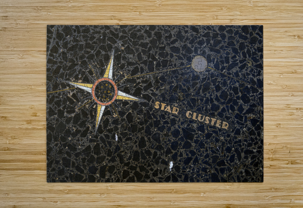 Star chartcelestial map by Oskar J.W. Hansen Hoover Dam Arizona Nevada USA Kevin Oke Puzzle printing